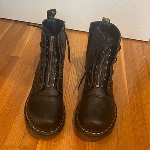 Dr. Martens 1460 WOMEN'S PASCAL NAPPA ZIPPER BOOTS